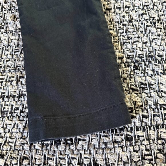 GAP Khaki Flat Front Straight Leg Skinny Stretch Chino Black Khaki Pants Size 28 - Picture 11 of 13